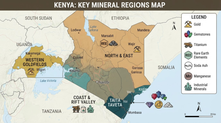 Mapping Kenya’s Mineral Wealth: A Region-by-Region Guide